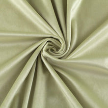 Plain Velvet Curtain Lite Green