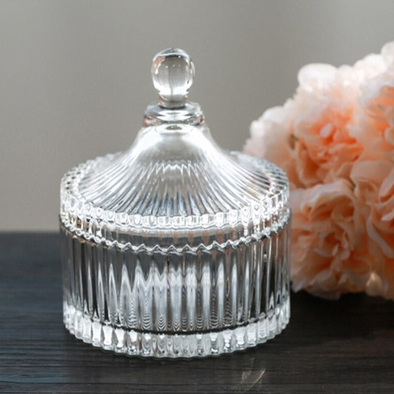 DELISOGA Aesthetic Crystal Storage Jar - waseeh.com