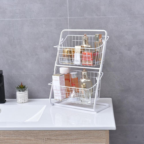 Dazzled Metal Storage Basket - waseeh.com