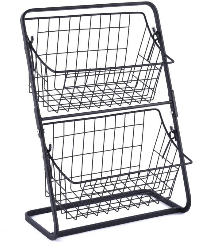 Dazzled Metal Storage Basket - waseeh.com
