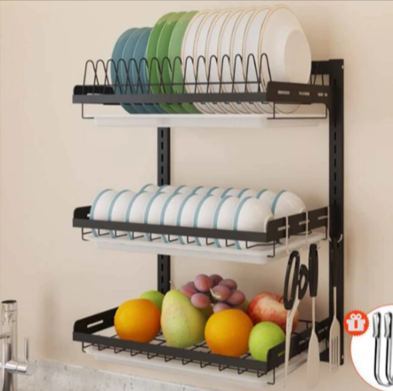 Wall Mounted Cutlery Holder Rack