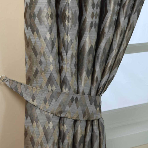 Pair Of Matching Curtain Tie Belts/Backs Viscose & Jacquard