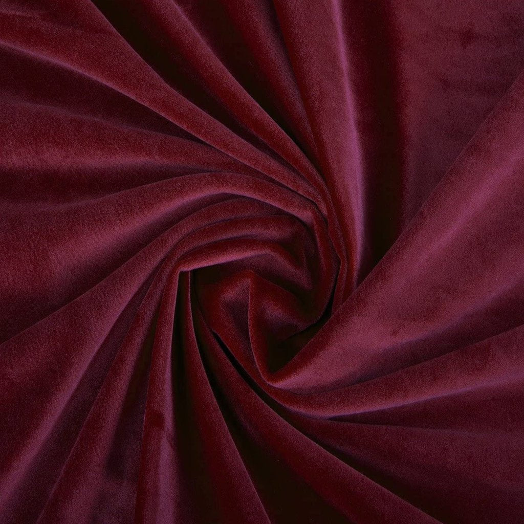 Pair of Laser Cutwork Floral Velvet Curtains White on Maroon With Tie Belts & A Cushion Cover